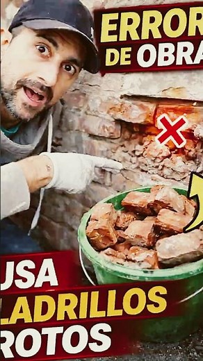 Este error hace que se te caiga el enfoscado