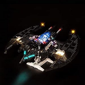 T-Club LED Light Kit for Lego Batwing 1989 76161, Lighting Kit Compatible with Lego 76161 (Not Include Building Block Set) (Classic Version)