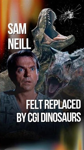 Sam Neill Was 'Slightly Irked' Jurassic Park's CGI Dinosaurs #behindthescenes #movietrivia