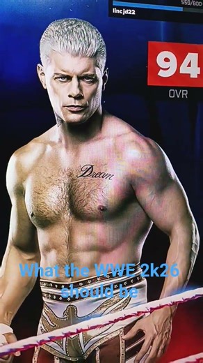 what WWE 2k26 overalls should be