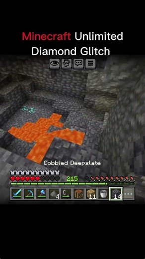 Minecraft Gets FREE Diamonds with THIS Crazy GLITCH? #minecraftglitch #minecraft