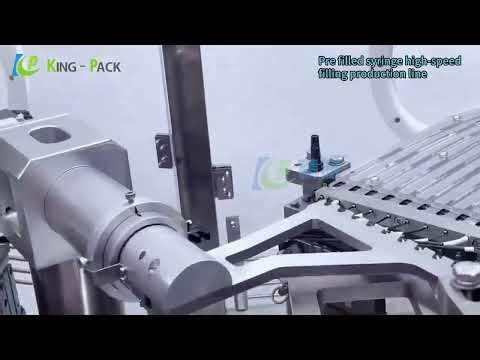 KP-GZB1000 High-Speed Pre-Filled Syringe Filling Line | King Pack Machinery