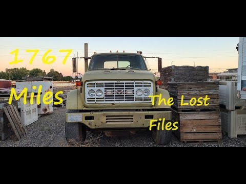 (P3 +) 1971 GMC 9500 started after 26 years will it drive 1767 Miles I found the lost files!!