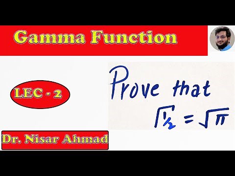Proof of Γ(1/2)=√π | Proof of gamma half | Property of gamma half