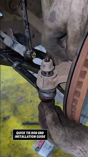 Quick Tie Rod End Installation Guide #Shorts