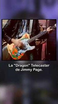Jimmy Page's "Dragon" Telecaster! #ledzeppelin #jimmypage #rock #70s #music #guitar