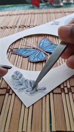 🦋 Spinning Butterfly Card – Magical Twirling Butterfly Greeting! Butterfly Greeting! #ytshorts