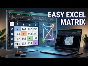 Distance Matrix Between Multiple Addresses in Excel