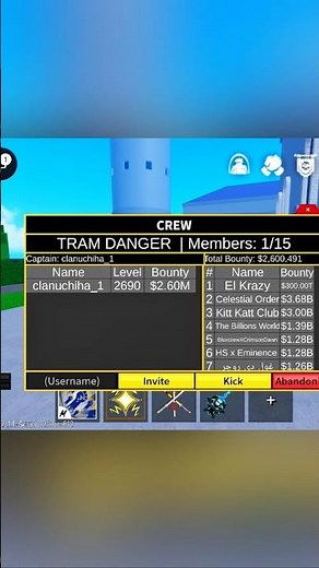 NEW CREW CREATED! 🚀 Join My Crew & Follow These Rules | Blox Fruits Roblox