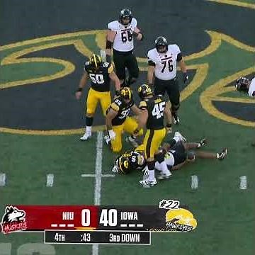 Top Defensive Plays | Iowa vs. Northern Illinois | Iowa Football | 09/05/26