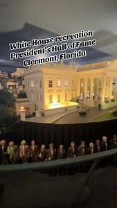 This is a scale model recreation of the White House showing each detail in every room. This incredible piece is at the president’s Hall of Fame in Clermont, Florida. #presidents #history #museum #whitehouse | Freyzel Productions
