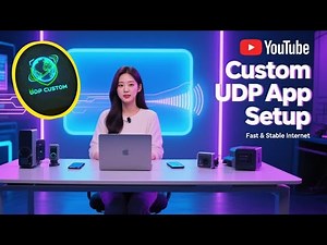 Custom UDP App Setup | Fast & Stable Internet Connection Tutorial