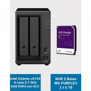 Synology DVA1622 Network Video Recorder WD PURPLE 12To (2x6To)
