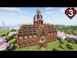 Building a Massive Library Trading Hall in Hardcore Minecraft (#3)