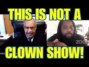 Crazy Court Moments #1 Sov Cit Acts Like A CLOWN In Court