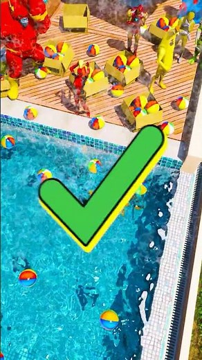 NOVO DESAFIO DA PISCINA! QUEM VAI VENCER? 14 #shorts