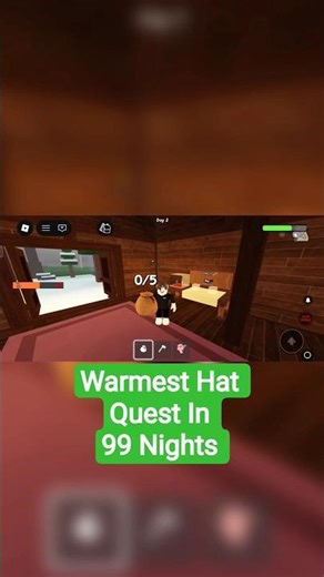Warmest hat quest in 99 nights in the forest #99nightintheforest #99nights #roblox #warm #quest