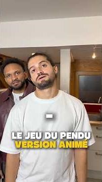 LE JEU DU PENDU VERSION ANIMÉ