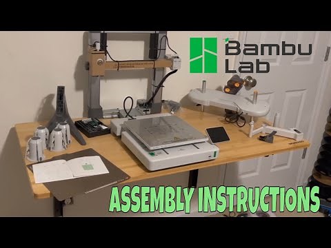 Bambu Lab A1 3D Printer - Step by Step Detailed Assembly + one item was missing from box