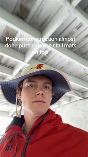 Finishing Touches on Podium Construction for Swimming