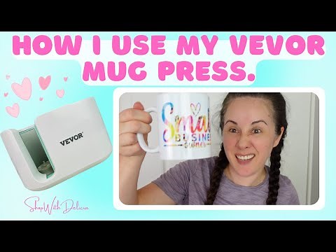 How I use my Automatic Vevor Mug Press | Sublimation for my small business | New to Sublimation