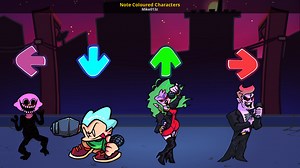 Note Coloured Characters Mod for Friday Night Funkin' | FNF Mods