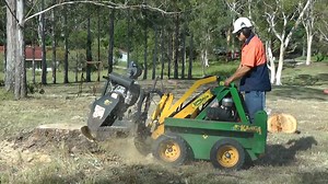 1.2K views · 11 reactions | A great video by Eric from Gladstone Stump Grinding with an older model of a Kanga Stump Grinder attachments. Certainly satisfying watching the stump being munched away. | Kanga Loaders | Facebook