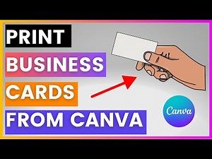 How To Print Business Cards From Canva [in 2025]