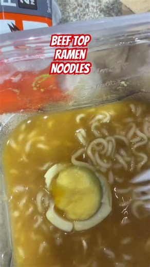 BEEF TOP RAMEN NOODLES #shadenalutin #beef #topramen #noodles #foodie