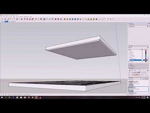 How to create Ceiling in Sketchup for beginners Tutorial Part 3