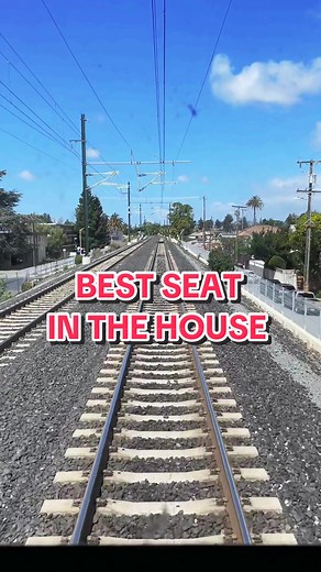 listen closely 🥹🫶🏼 one of the best views on our train #Caltrain #BayArea #POV #train