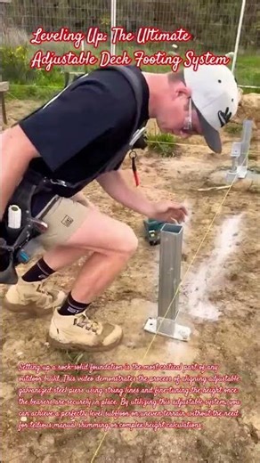 Perfectly Level: Installing Adjustable Deck Piers