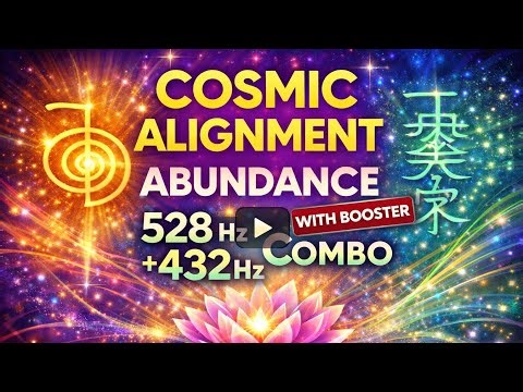 COSMIC ALIGNMENT & ABUNDANCE Subconscious Reprogramming | Chakra Alignment | Abundance Booster 528hz