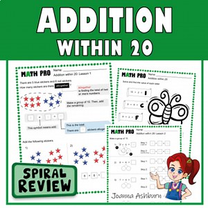 Addition within 20 Guided Practice and Enrichment Worksheets BUNDLE
