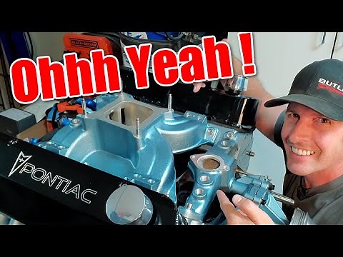 How to paint and install an intake manifold and separated cross over. Pontiac Rebuild, Part 11