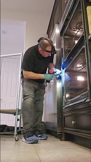 built-in double oven KitchenAid KEBC208KSS02 installation