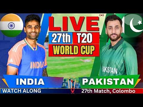 🔴Live: India vs Pakistan, T20 World Cup | Live match Today | IND vs PAK, Live match Score watchalong