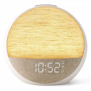 Sunrise Alarm Clock Wake up Sunlight with Sound Machine & Dimmable Night Light for Bedrooms Clock