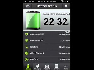 أفضل برنامج لإدارة البطارية في الأيفون | Battery Doctor