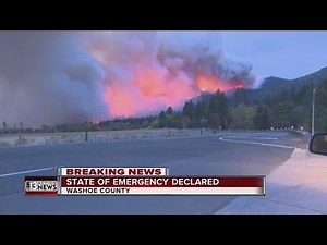 UPDATE: Gov. Sandoval issues declaration of emergency in Northern Nevada wildfire