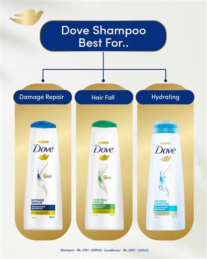 Have you tried out the magical combination of a Dove Shampoo with Conditioner? Dove Intense Repair deeply nourishes split ends, dry and dull hair using Nutri Serum with ¼ moisturising milk and Keratin Actives for healthy hair. Dove Hair Fall Rescue strengthens hair by 98% with Nutrilock actives for reduced hair fall. Dove Oxygen Moisture hydrates flat, fine hair using Oxyfusion Technology for fuller and smoother hair. #Dove #DoveSL #haircare #shampoo #conditioner #hairsolution #healthyhair #hair