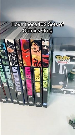 I love these Dc Compact Comics 🩵 #dccomics #batman #superman #wonderwoman #kingdomcome #batmanhush