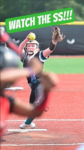 🥎 Powerful Pitch, Hustling Catch! #shorts #fyp