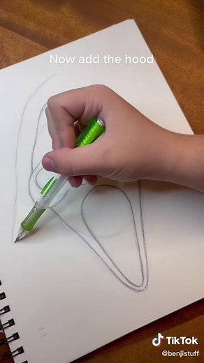 How to Draw Ghost Face Step by Step