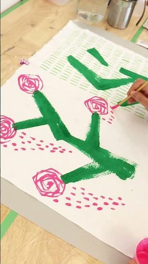 布に絵を描く ❤painting on fabric❤ kazakka