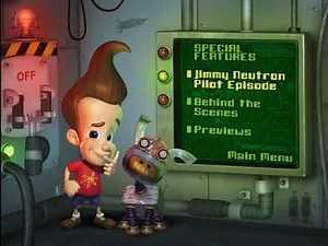 Jimmy Neutron: Confusion Fusion - DVD Menu Walkthrough