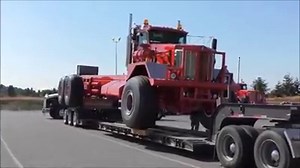 Watch a video of the massive Kenworth 963 in the factory and the unique way these severe-duty trucks are loaded for transport: http://bit.ly/2RJpBxJ #KenworthInMotion #963 | Kenworth Truck Co.