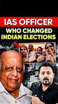 T.N. Seshan — The Man Who Changed Indian Elections & Controlled Politicians | UPSC