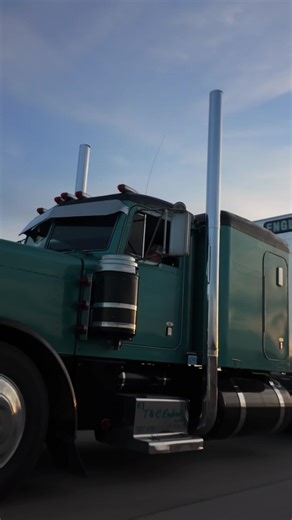 Jake brakes @Nash #djiosmopocket3 #peterbilt #flattop #cattlepot #cattle