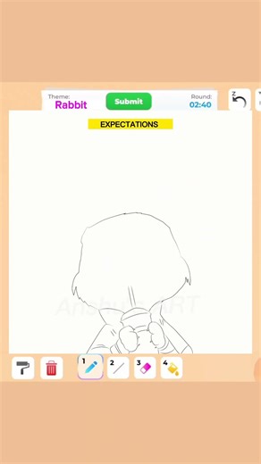 Roblox speed draw .. expectations Vs Reality #roblox#speeddraw#anime#ibispaintx#shorts#trending